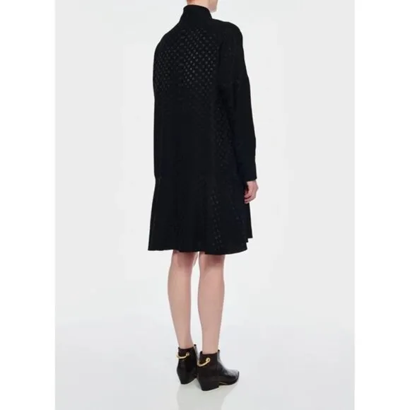 NWT Tibi Black Jacquard Dress Size Small