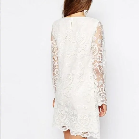 NWT French Connection Nebraska Lace Tunic Dress ❤️