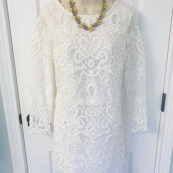 NWT French Connection Nebraska Lace Tunic Dress ❤️