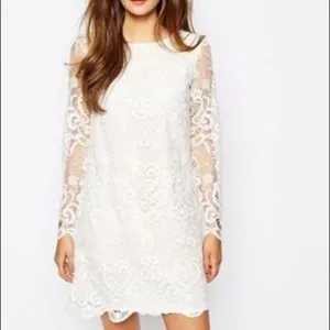 NWT French Connection Nebraska Lace Tunic Dress ❤️