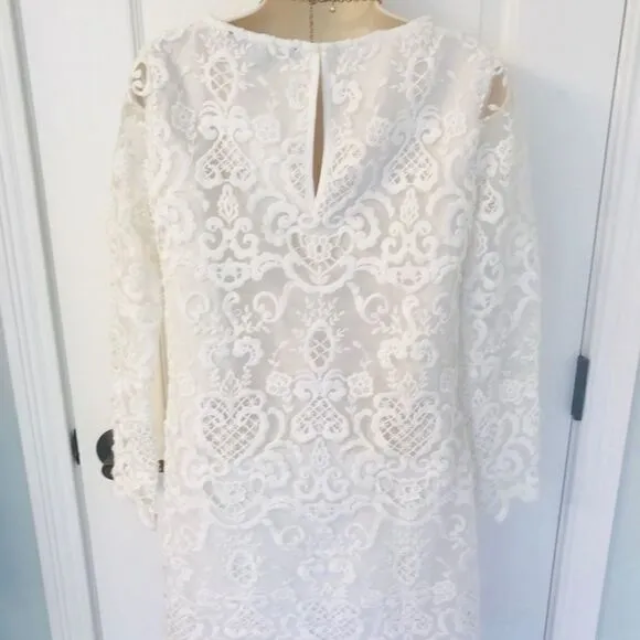 NWT French Connection Nebraska Lace Tunic Dress ❤️