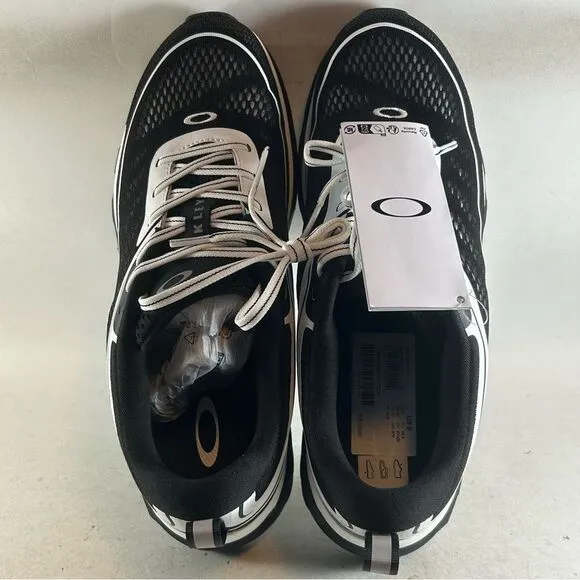 OAKLEY Spur OS Men's Running Shoes Sneakers Black White Size 9