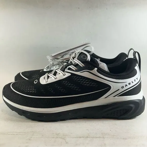 OAKLEY Spur OS Men's Running Shoes Sneakers Black White Size 9