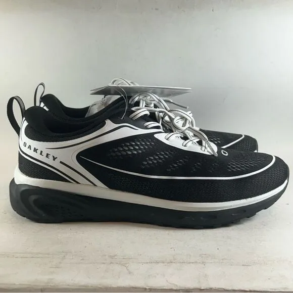 OAKLEY Spur OS Men's Running Shoes Sneakers Black White Size 9