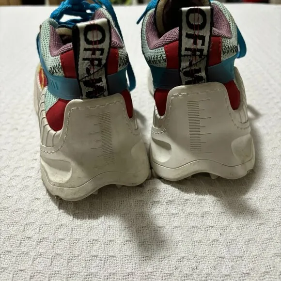 Off-White Odsy 1000 Red Mulitcolor Womens Sneakers Shoes Size 38 / US 8