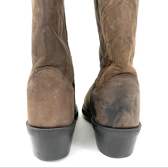 Old West Men's 13 in. Western Boots TBM3051 Brown Leather