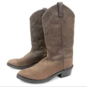 Old West Men's 13 in. Western Boots TBM3051 Brown Leather