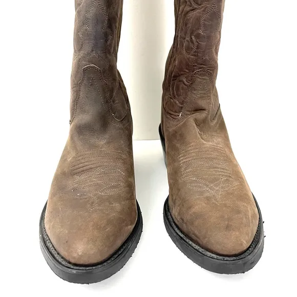 Old West Men's 13 in. Western Boots TBM3051 Brown Leather