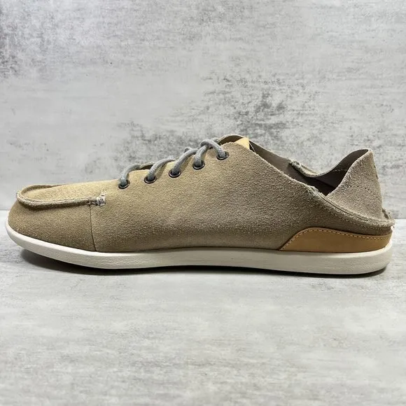 Olukai Nalukai Kala Leather Slip On Shoes - Men's Size 11