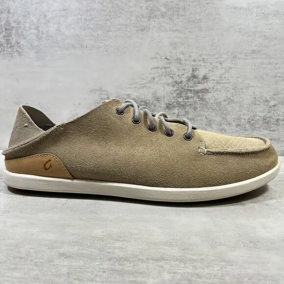Olukai Nalukai Kala Leather Slip On Shoes - Men's Size 11