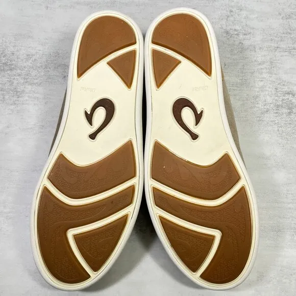 Olukai Nalukai Kala Leather Slip On Shoes - Men's Size 11