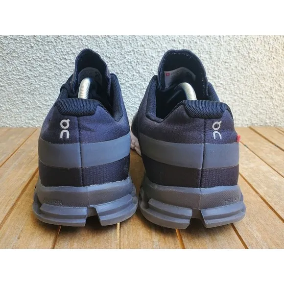On Cloud Cloudflow 2.0 Running Shoes Mens sz 11.5 Black Gray Swiss Engineering
