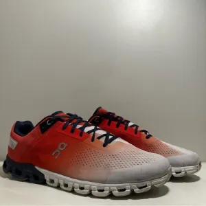 On Cloud Cloudflow Rust Eclipse Men’s Size 12 Athletic Running Orange Blue Shoes
