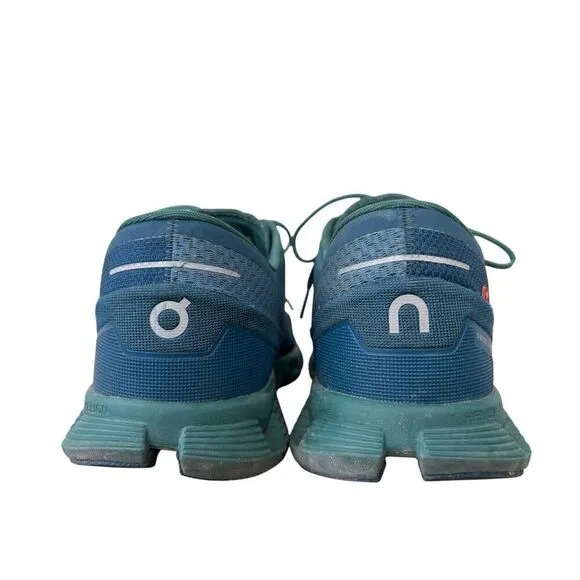 ON CLOUD X Running Shoes Men’s Storm Tide Blue Green Size 12.5