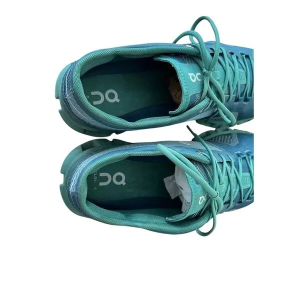 ON CLOUD X Running Shoes Men’s Storm Tide Blue Green Size 12.5