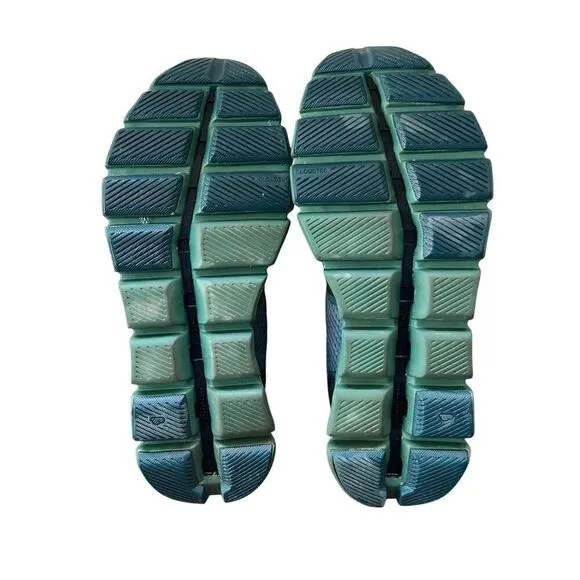 ON CLOUD X Running Shoes Men’s Storm Tide Blue Green Size 12.5