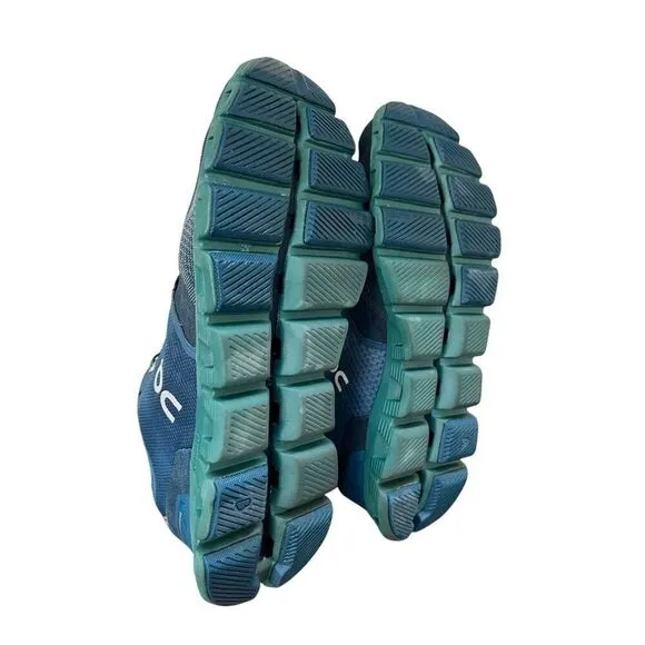 ON CLOUD X Running Shoes Men’s Storm Tide Blue Green Size 12.5