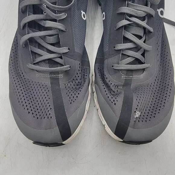 On Cloudflow Mens 14 Black Athletic Sneaker Shoes Outdoors Running Walking