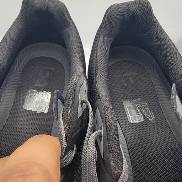 On Cloudflow Mens 14 Black Athletic Sneaker Shoes Outdoors Running Walking