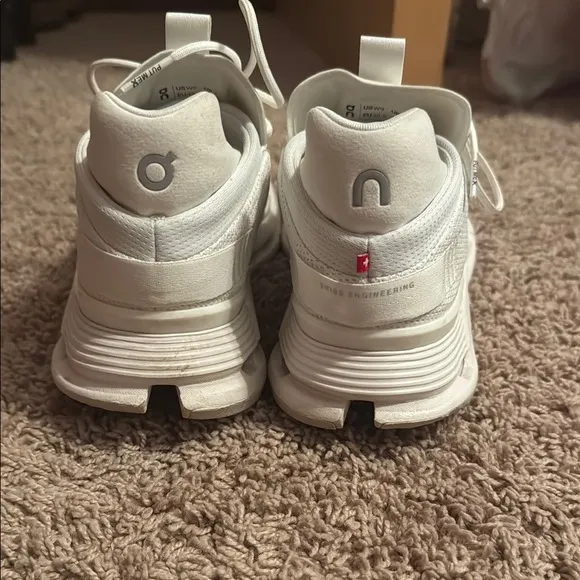 On Cloudnova Running White Sneakers