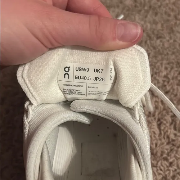 On Cloudnova Running White Sneakers