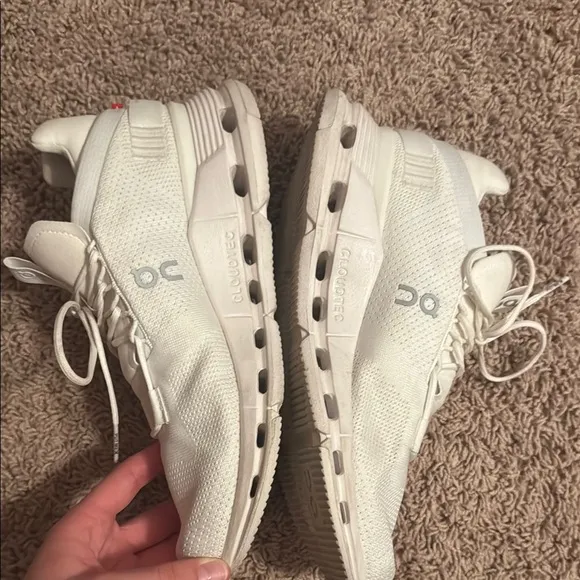 On Cloudnova Running White Sneakers