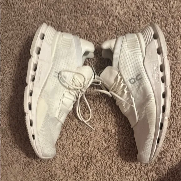 On Cloudnova Running White Sneakers