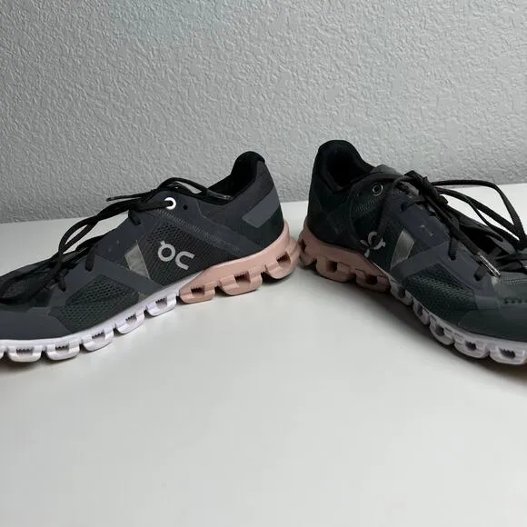 On Running Cloudflow Rock/Rose Running Shoes Women's Size 9.5