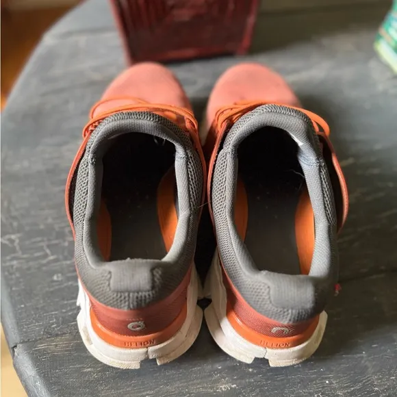 On Running Men's Orange Athletic Shoes