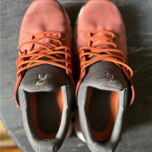 On Running Men's Orange Athletic Shoes