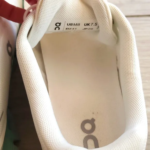 On Running Men's/Women's White and Mint Running Shoes