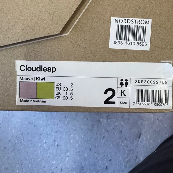 On Running Pink and Green Sneakers