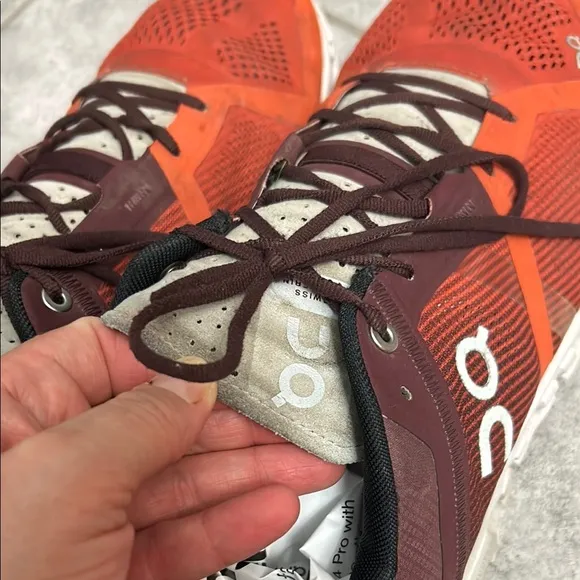 On Running Running Men's Orange Athletic Shoes