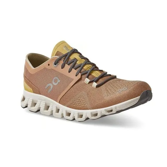 On Cloud X 40.99239 Sneakers Women's 6.5 Mocha Brown Sand Running Shoes EEE431