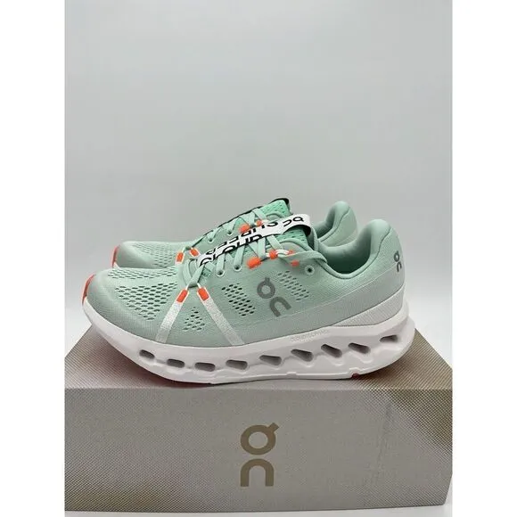 On Cloudsurfer Women’s Running Shoes Sneakers Size 6.5 Creek White New In Box