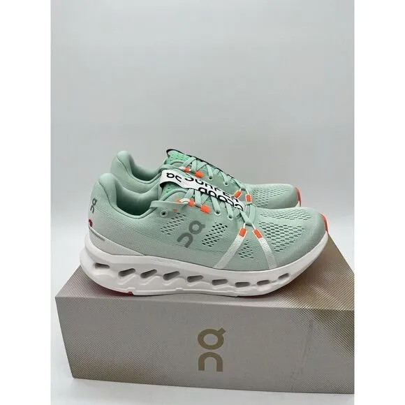 On Cloudsurfer Women’s Running Shoes Sneakers Size 6.5 Creek White New In Box