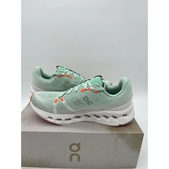 On Cloudsurfer Women’s Running Shoes Sneakers Size 6.5 Creek White New In Box