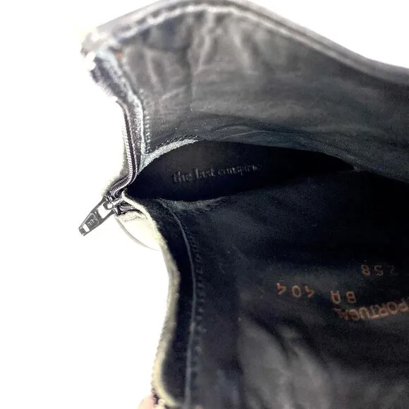 Oooo La, La, Get The Last Conspiracy Marin Wedge Sueded Mat Black Boots Size 38