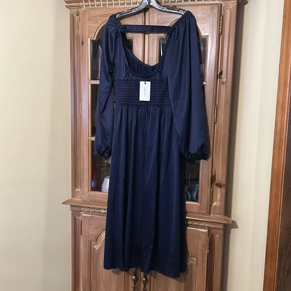 O.P.TNavy Nala Midi Dress