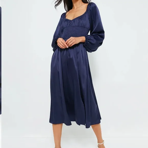O.P.TNavy Nala Midi Dress