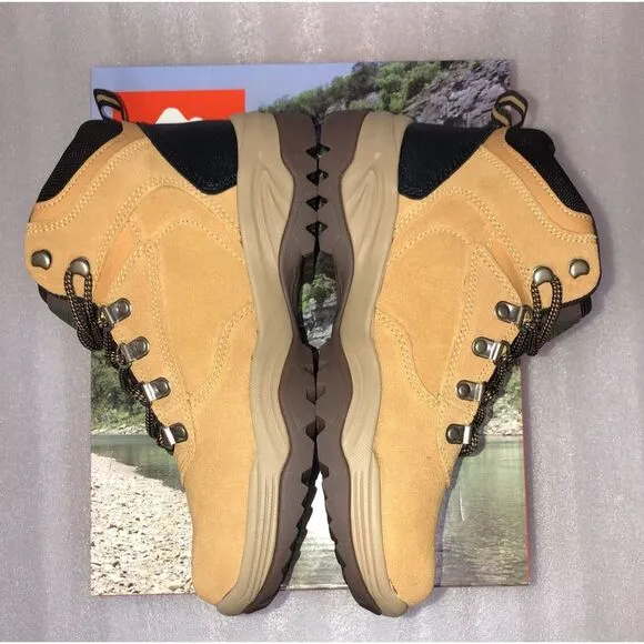 Ozark Trail M OT Free Edge Hiker Suede Wheat Boots Men's Size 8 Waterproof NEW