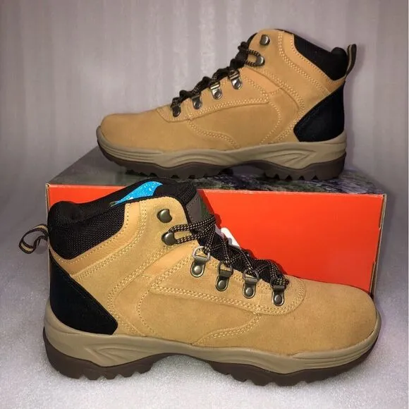 Ozark Trail M OT Free Edge Hiker Suede Wheat Boots Men's Size 8 Waterproof NEW
