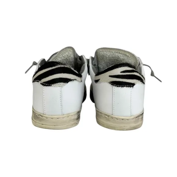 P448 John Zebra Sneakers Size 36