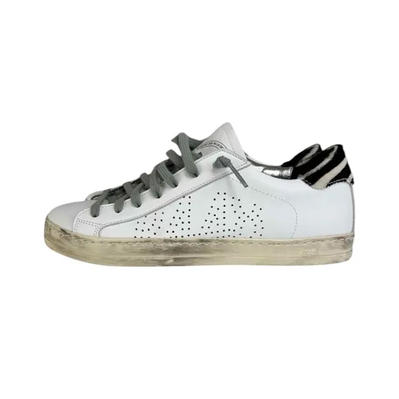 P448 John Zebra Sneakers Size 36