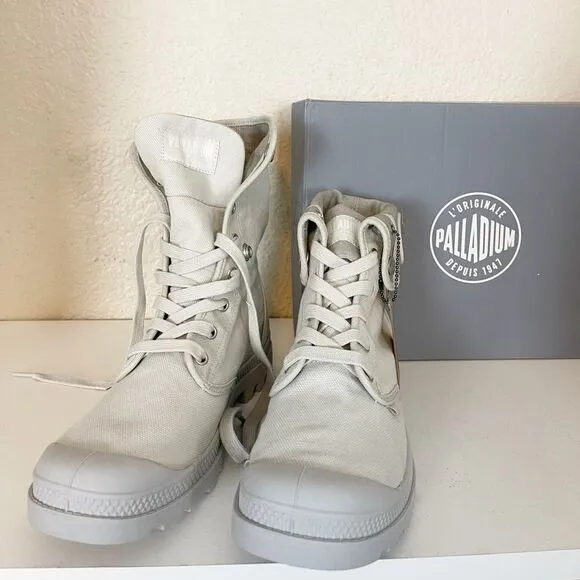 Palladium Men’s ‘Baggy’ sneaker Boots - Vapor/Metal - M8/W9.5