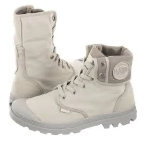 Palladium Men’s ‘Baggy’ sneaker Boots - Vapor/Metal - M8/W9.5