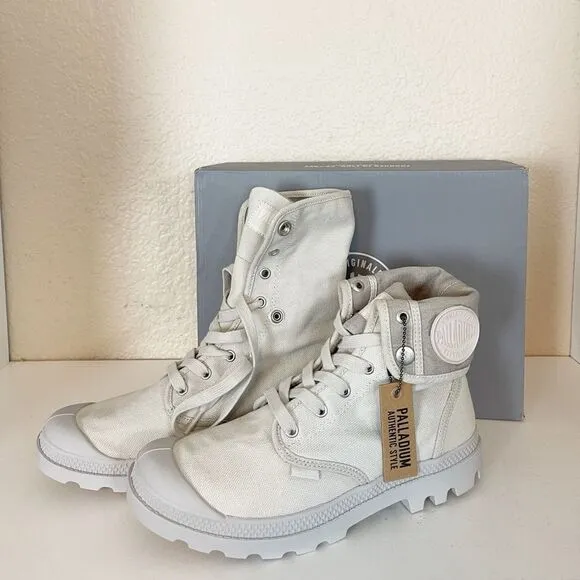 Palladium Men’s ‘Baggy’ sneaker Boots - Vapor/Metal - M8/W9.5