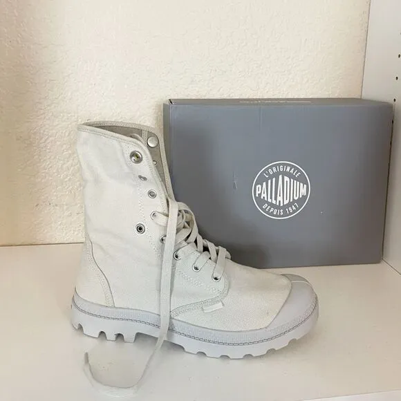Palladium Men’s ‘Baggy’ sneaker Boots - Vapor/Metal - M8/W9.5