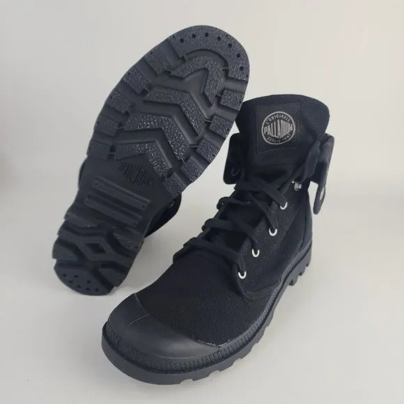 PALLADIUM Women's Baggy Hiking Canva Boots Vintage Black