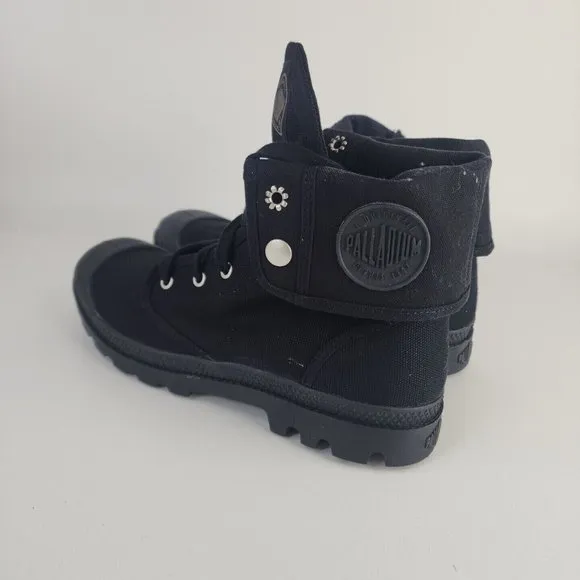 PALLADIUM Women's Baggy Hiking Canva Boots Vintage Black